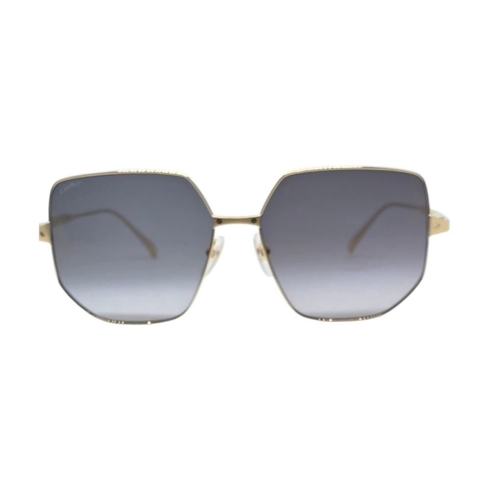 CARTIER SUNGLASSES Gold and Gray Women's Sunglasses